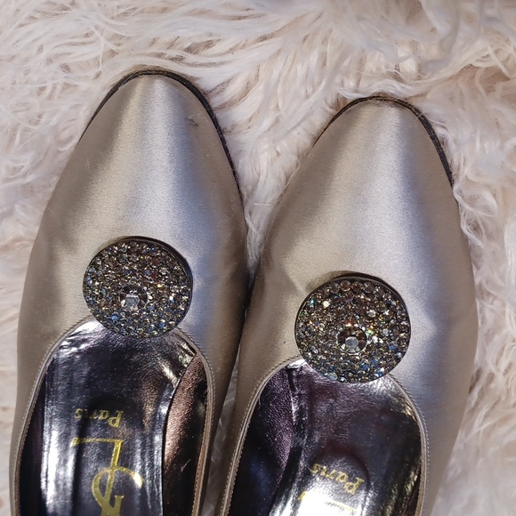 YSL vintage  satin  heels - Picture 11 of 15